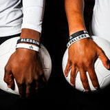 Blessin Ballers Wristbands Black & White
