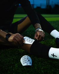 Blessin Ballers ‘Can’t Can’ Shinpads White/Black