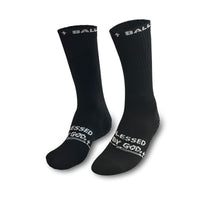 Blessin 2.0 Cross Grip socks Black/White