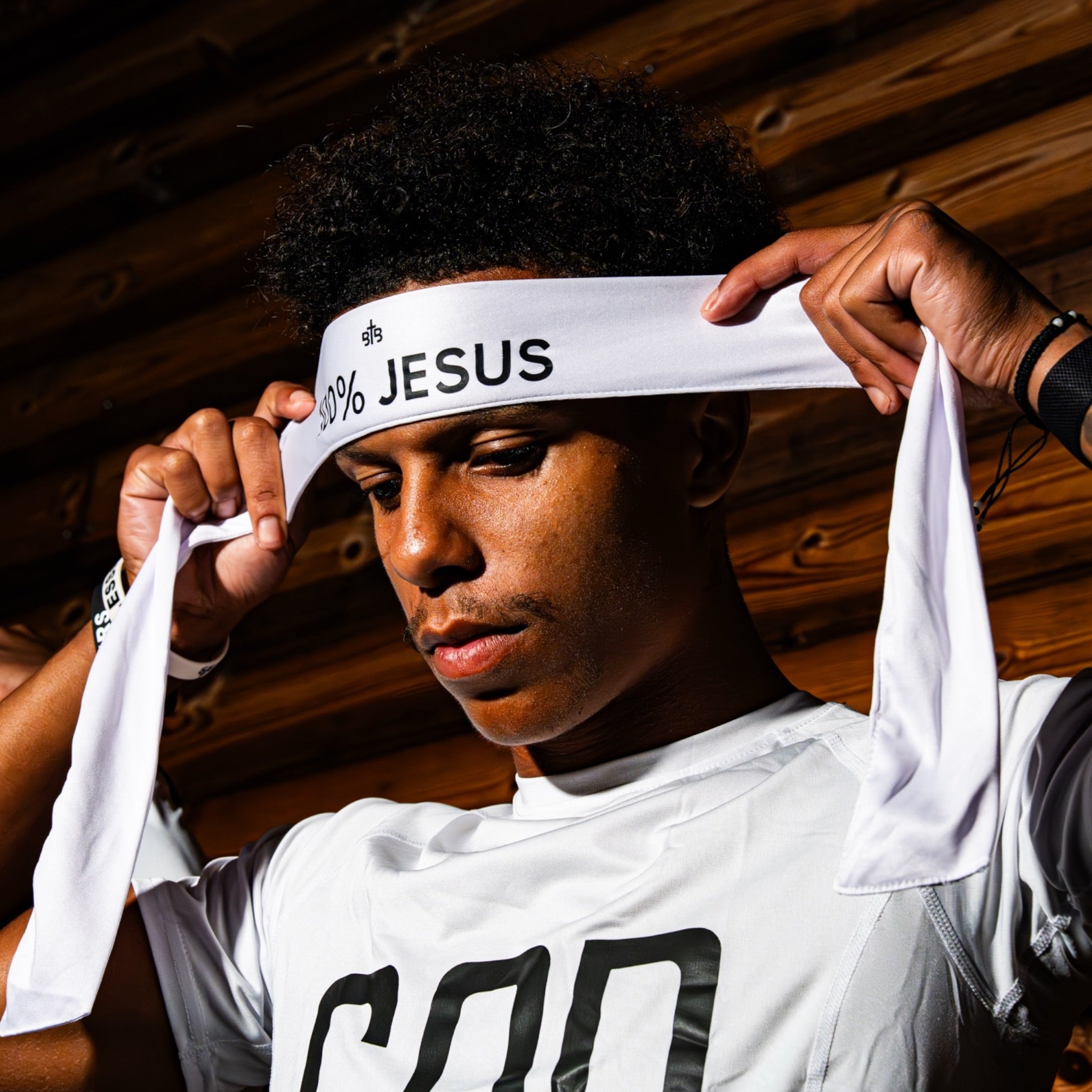 100% Jesus Performance Headband