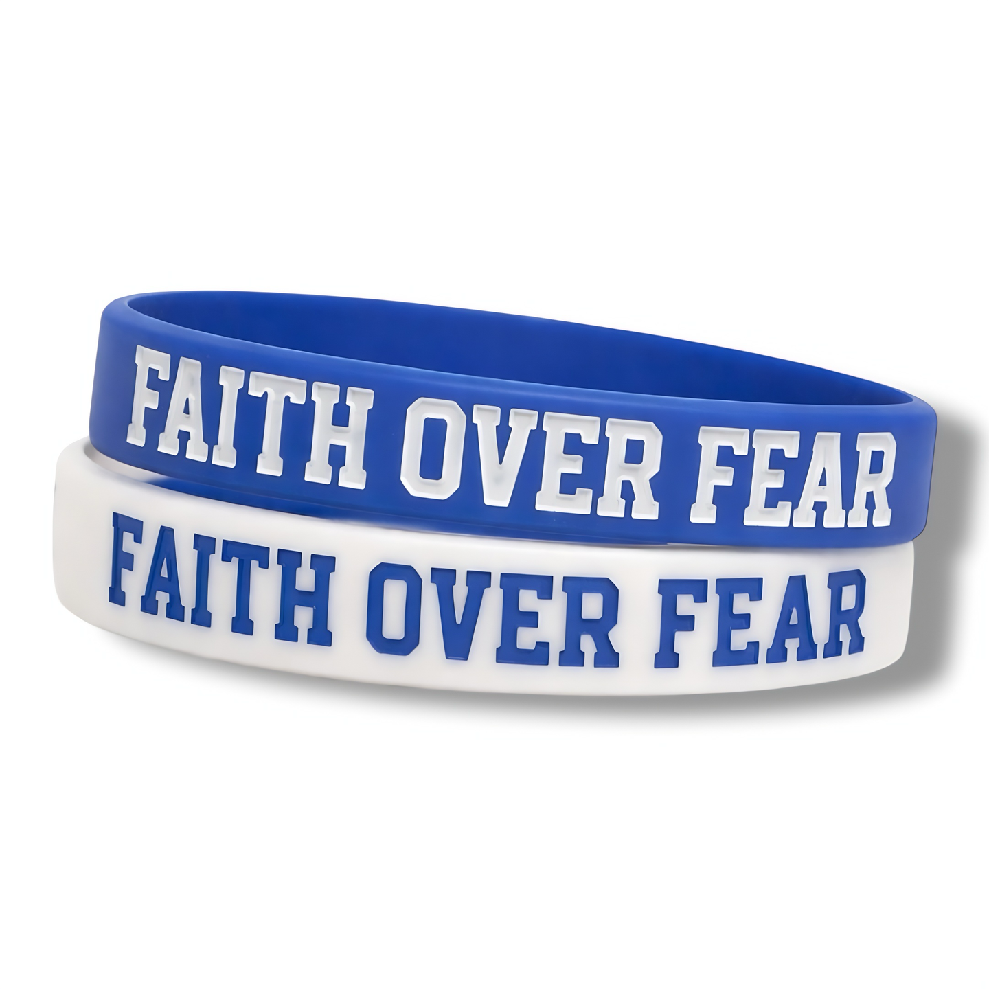 Faith Over Fear Wristbands Twin Pack