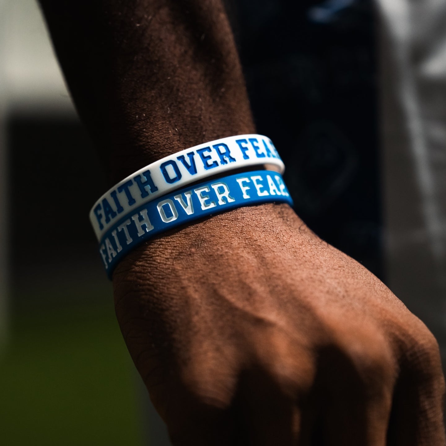 Faith Over Fear Wristbands Twin Pack