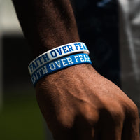Faith Over Fear Wristbands Twin Pack