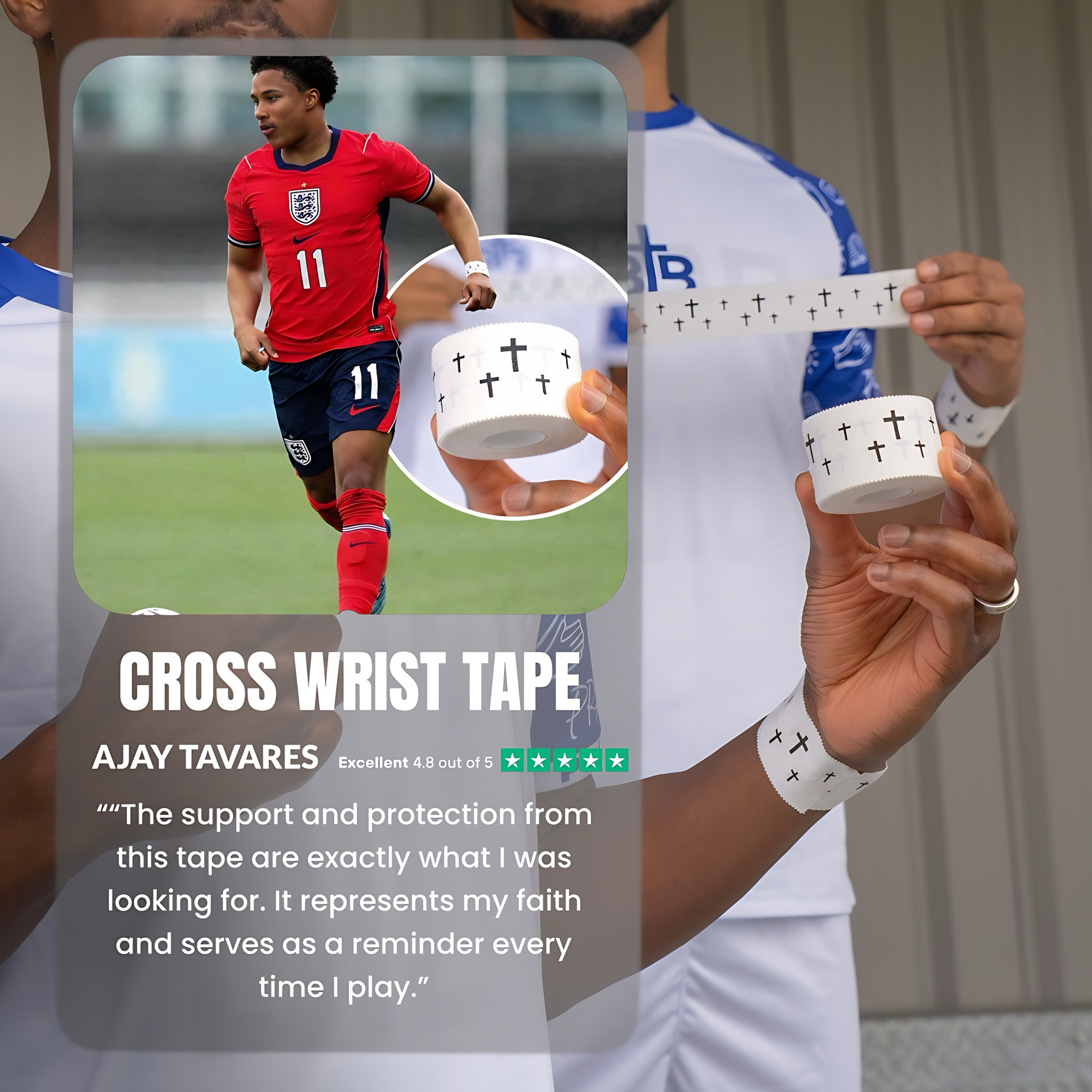 Cross Wrist Tape