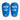 Faith over Fear Shin Pads - Blue