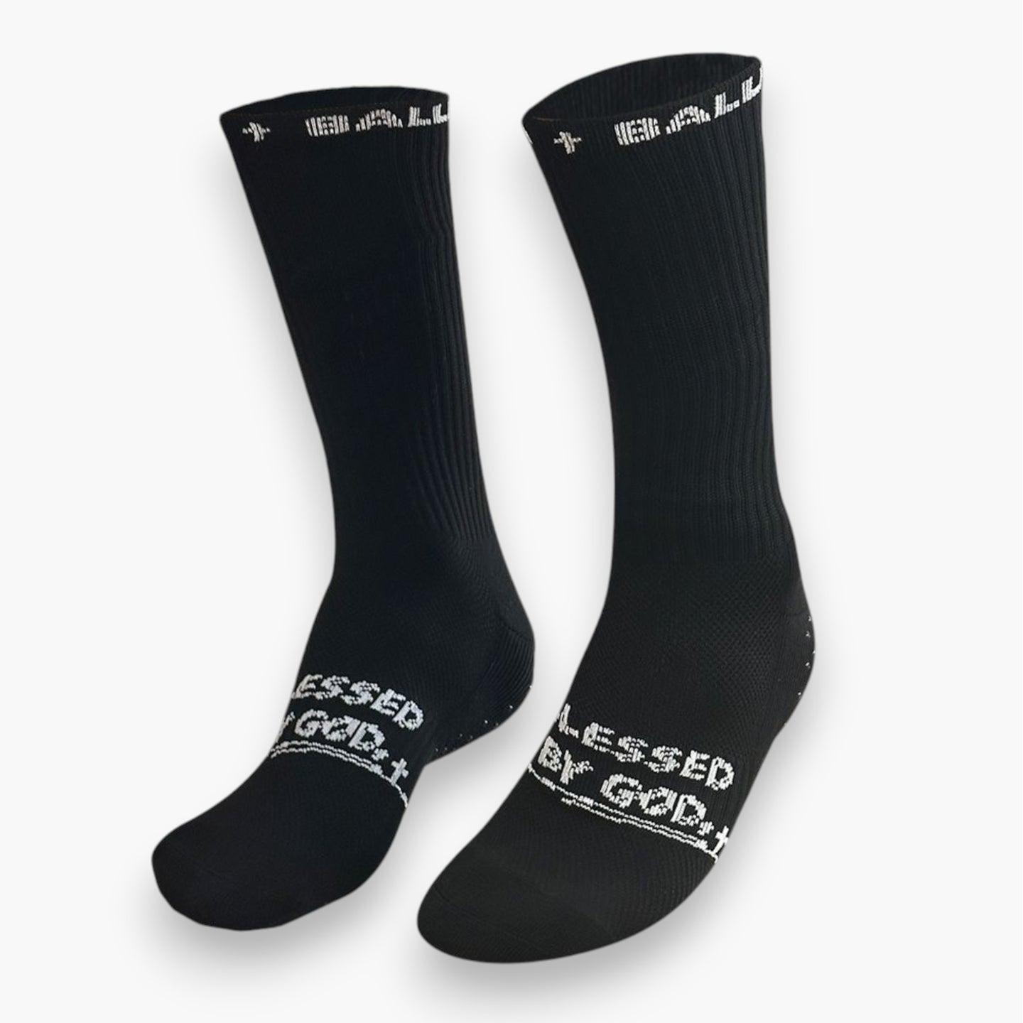 Cross Grip Socks - Black