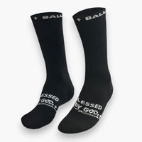 Cross Grip Socks - Black