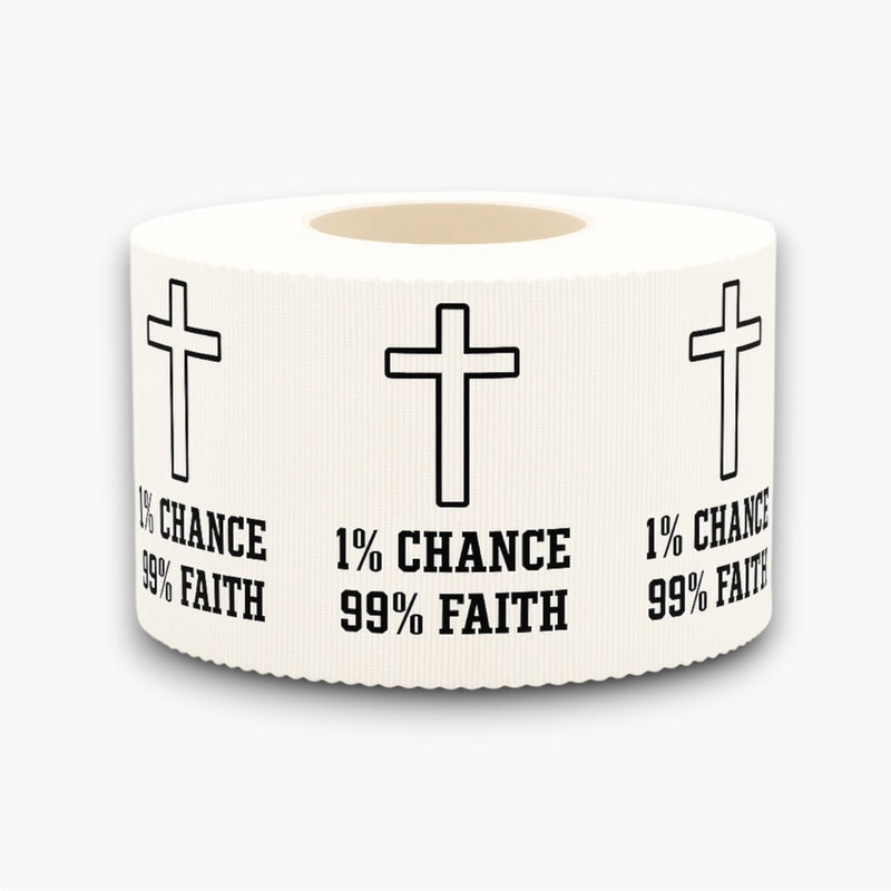 1% Chance 99% Faith Wrist Tape